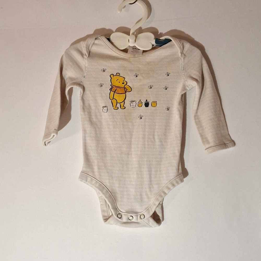 Hanna Anderson x Winnie the Pooh 6-12 M Bodysuit Rare!